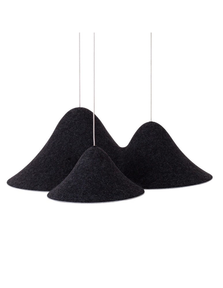 Designer pendant lamps - Maxlight Bellmond Black&amp;Grey Pendant Lamp P0565 - product kolory-swiatla.pl 4