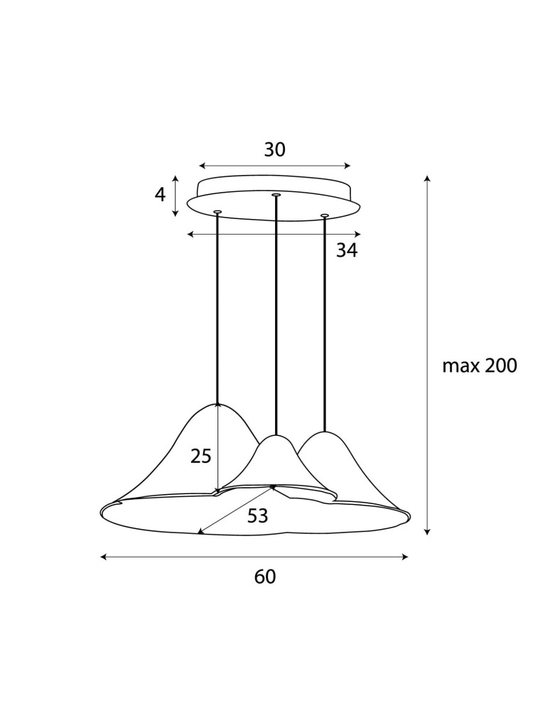 Designer pendant lamps - Maxlight Bellmond Black&amp;Grey Pendant Lamp P0565 - product kolory-swiatla.pl 6