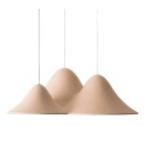 Designer pendant lamps - Maxlight Bellmond Cream&amp;Grey Pendant Lamp P0566 - product 1