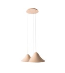 Designer pendant lamps - Maxlight Bellmond Cream&amp;Grey Pendant Lamp P0566 - product 2
