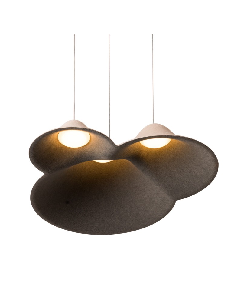 Designer pendant lamps - Maxlight Bellmond Cream&amp;Grey Pendant Lamp P0566 - product kolory-swiatla.pl 4