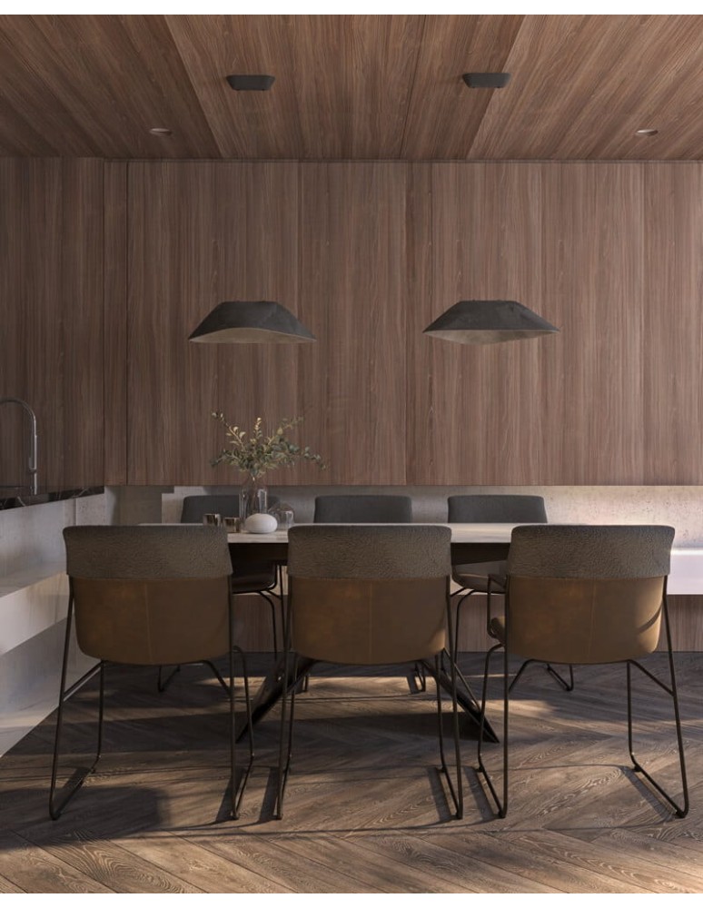 Designer pendant lamps - Maxlight Carbon Black&amp;Grey Pendant Lamp P0567 - product kolory-swiatla.pl 3