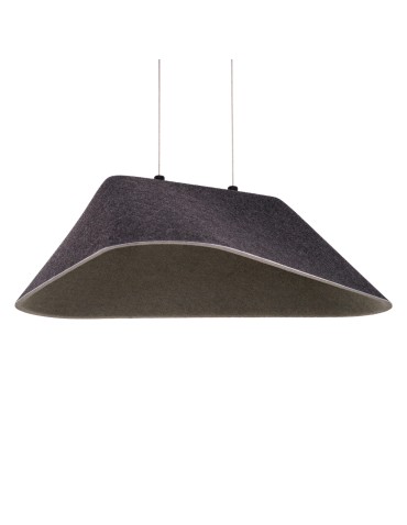Maxlight Carbon Black&amp;Grey Pendant Lamp P0567