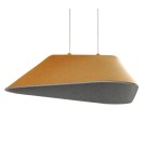 Designer pendant lamps - Maxlight Carbon Earth Yellow&amp;Grey Pendant Lamp P0569 - product 1