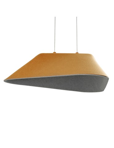 Maxlight Carbon Earth Yellow&amp;Grey Pendant Lamp P0569