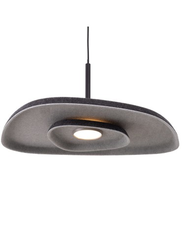 Maxlight Deux Hanging Lamp Black&amp;Grey P0560