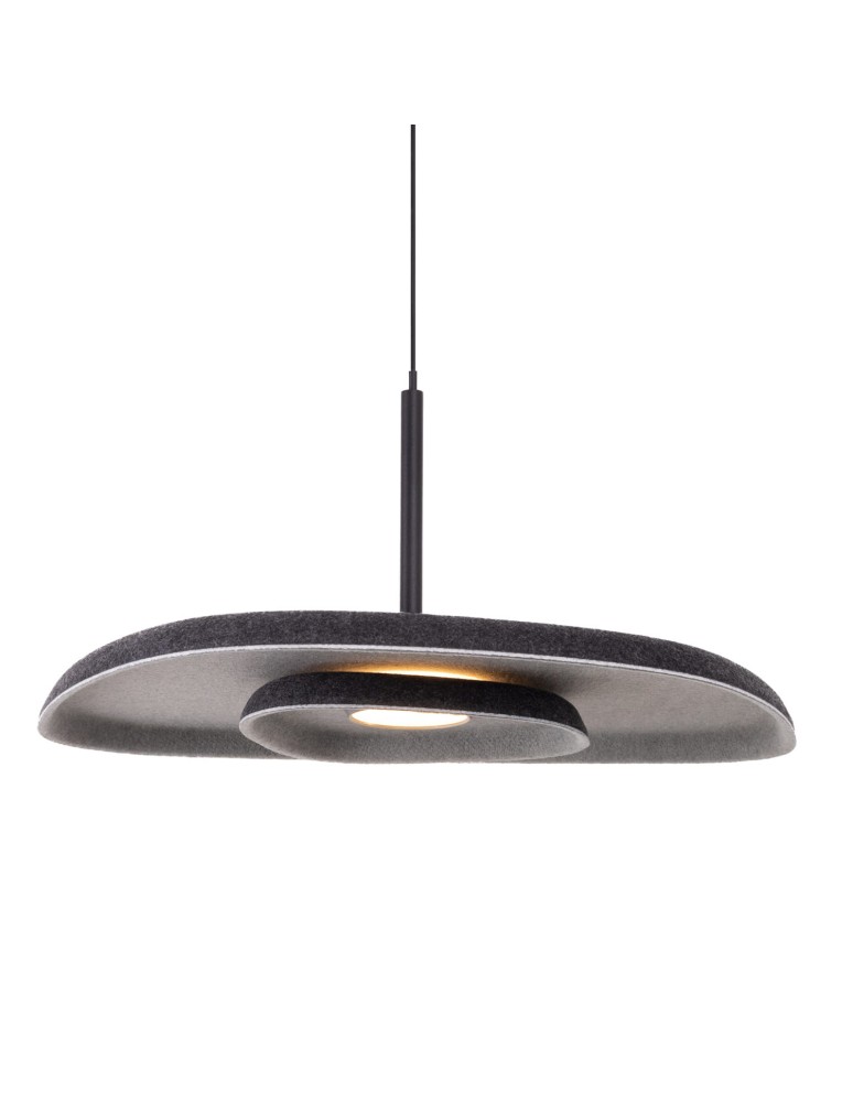 Designer pendant lamps - Maxlight Deux Hanging Lamp Black&amp;Grey P0560 - product kolory-swiatla.pl 2