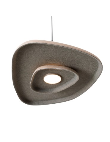 Maxlight Deux Hanging Lamp Cream&amp;Grey P0561