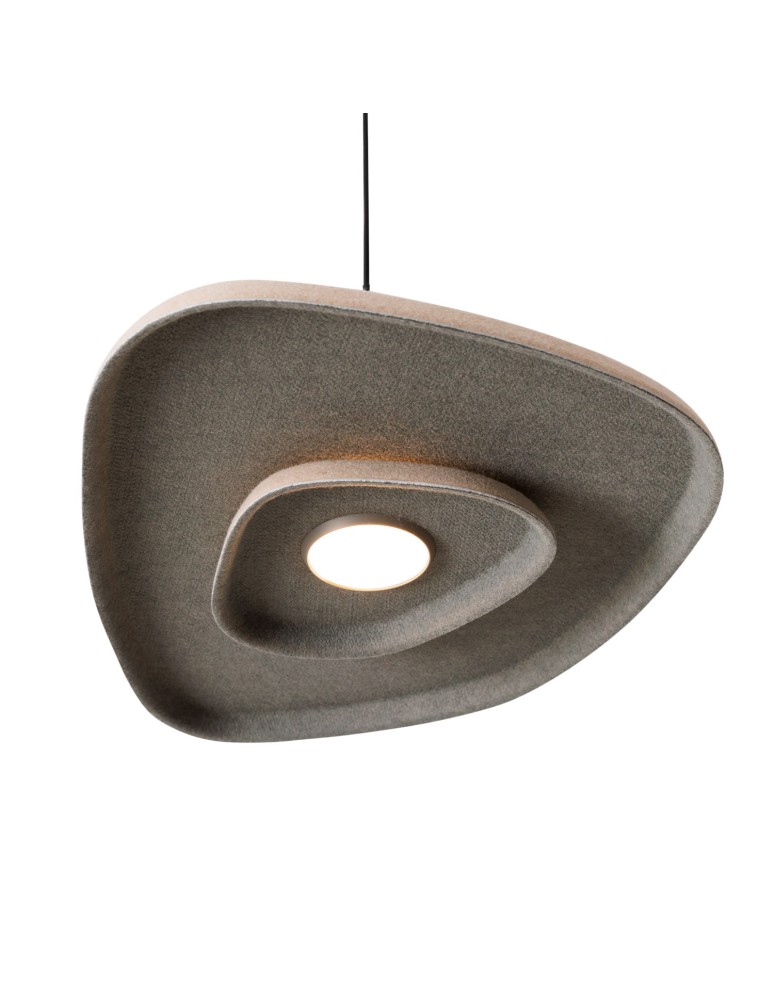 Designer pendant lamps - Maxlight Deux Hanging Lamp Cream&amp;Grey P0561 - product kolory-swiatla.pl 1