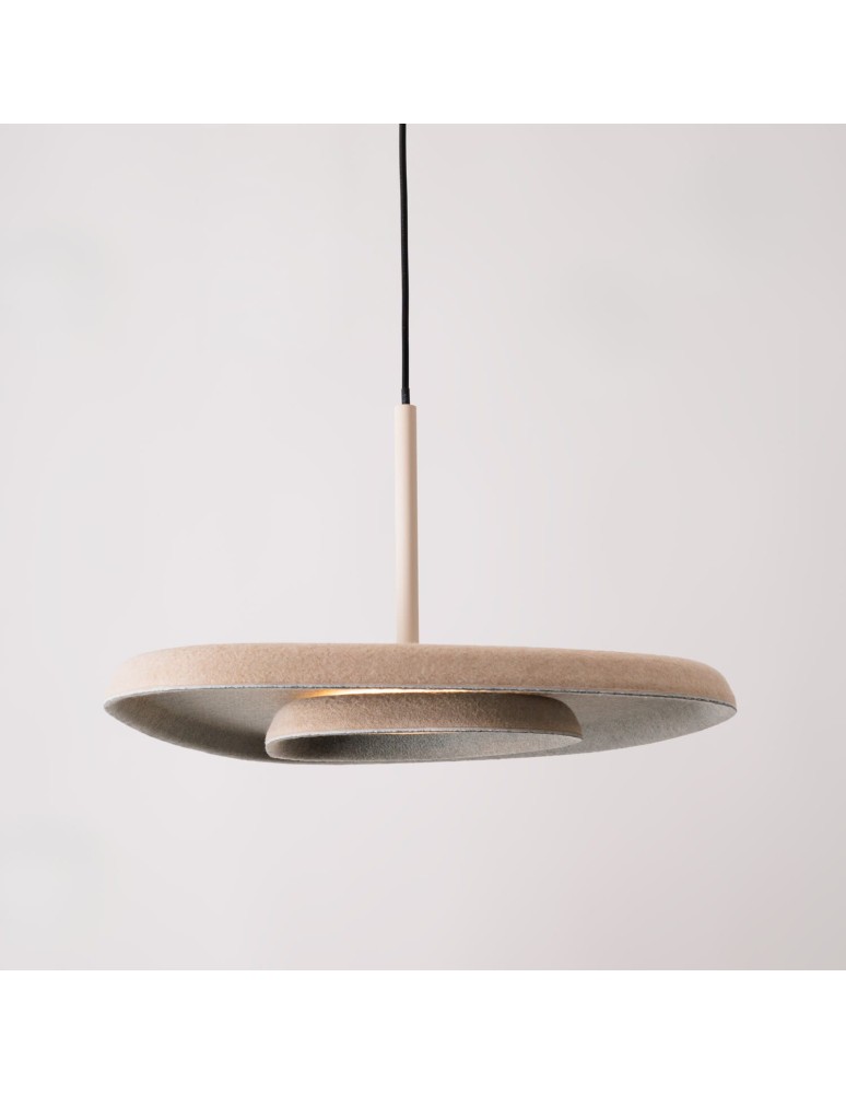 Designer pendant lamps - Maxlight Deux Hanging Lamp Cream&amp;Grey P0561 - product kolory-swiatla.pl 3
