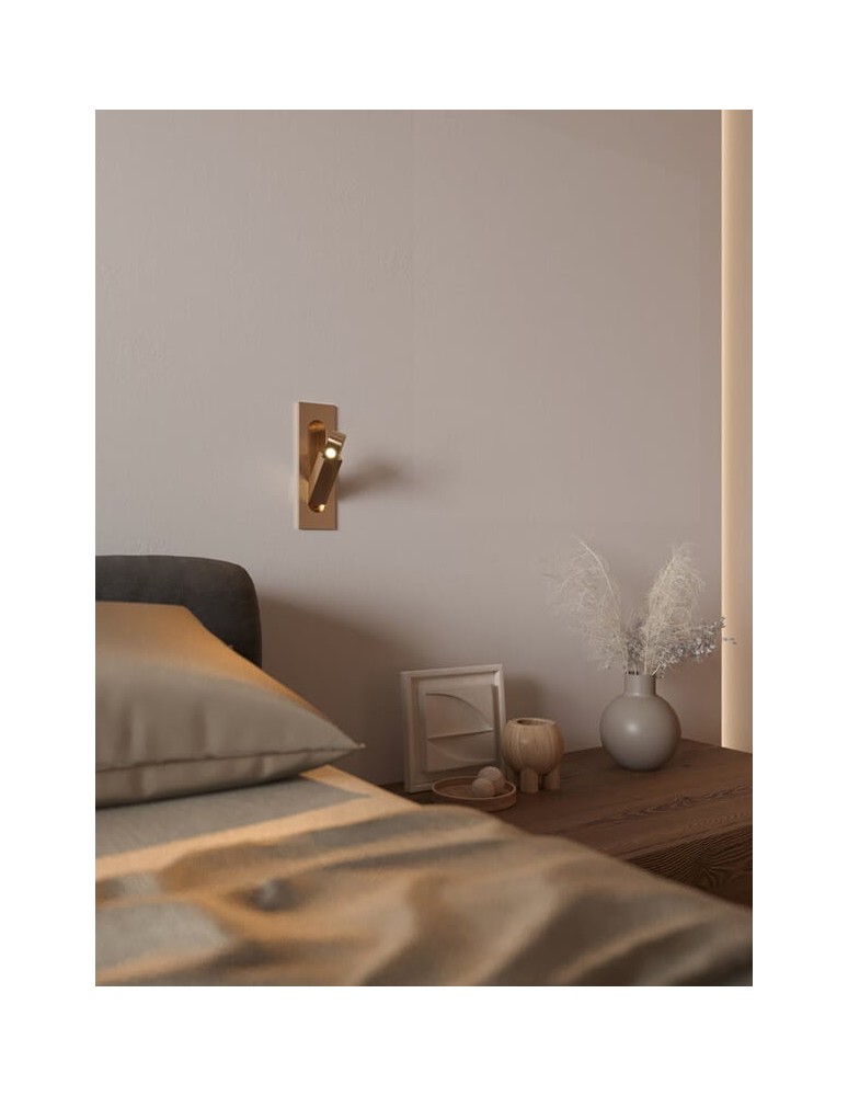 Reading wall lamps - Maxlight Libra 3W Flushmounted Wall Wall Socket W0377 - product kolory-swiatla.pl 5