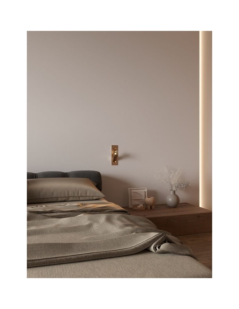 Reading wall lamps - Maxlight Libra 3W Flushmounted Wall Wall Socket W0377 - product kolory-swiatla.pl 4