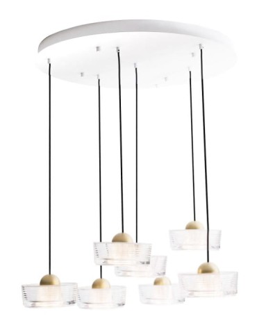 Maxlight Lipari VII Round P0544 Pendant Lamp.