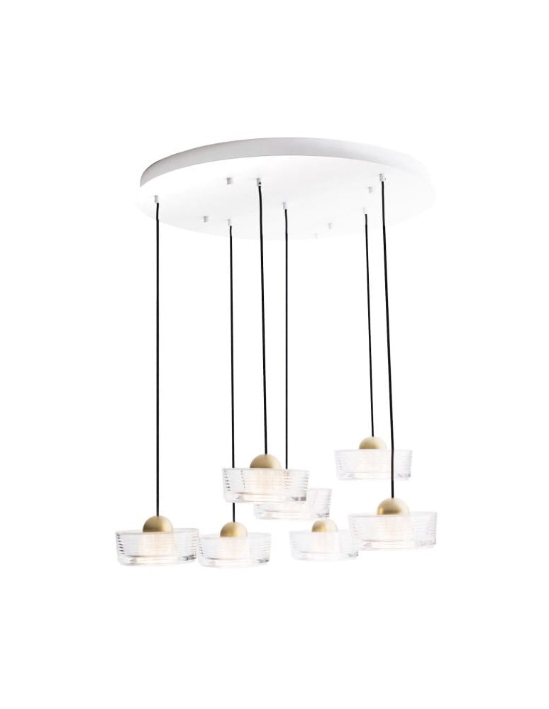 Modern pendant lamps - Maxlight Lipari VII Round P0544 Pendant Lamp. - product kolory-swiatla.pl 1