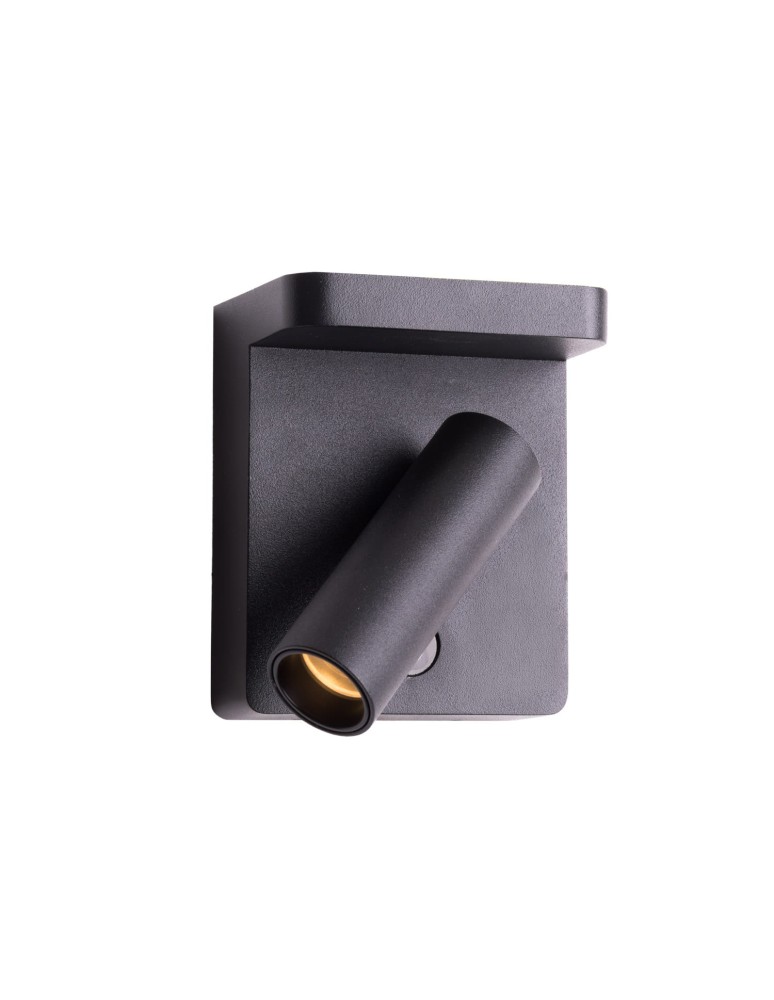 Reading wall lamps - Maxlight Lofer Wall lamp Black 7W 364lm 3000K W0374 - product kolory-swiatla.pl 1
