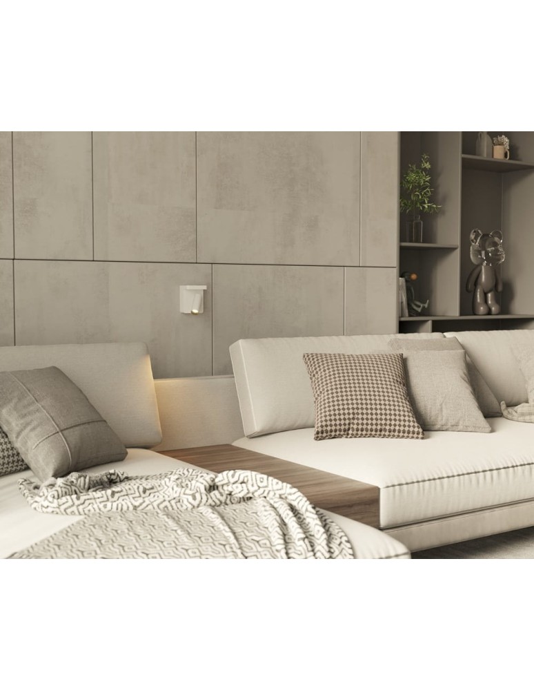 Reading wall lamps - Maxlight Lofer Wall lamp White 7W 364lm 3000K W0373 - product kolory-swiatla.pl 6