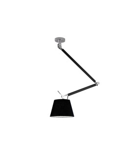 AZzardo ZYTA S 1xE27 Black AZ1845 + Lampshade 30cm Pendant