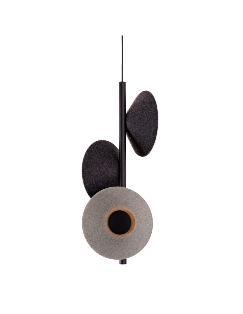 Designer pendant lamps - Maxlight Puro Black&amp;Grey Pendant Lamp P0562 - product kolory-swiatla.pl 1