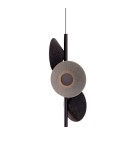 Designer pendant lamps - Maxlight Puro Black&amp;Grey Pendant Lamp P0562 - product 2