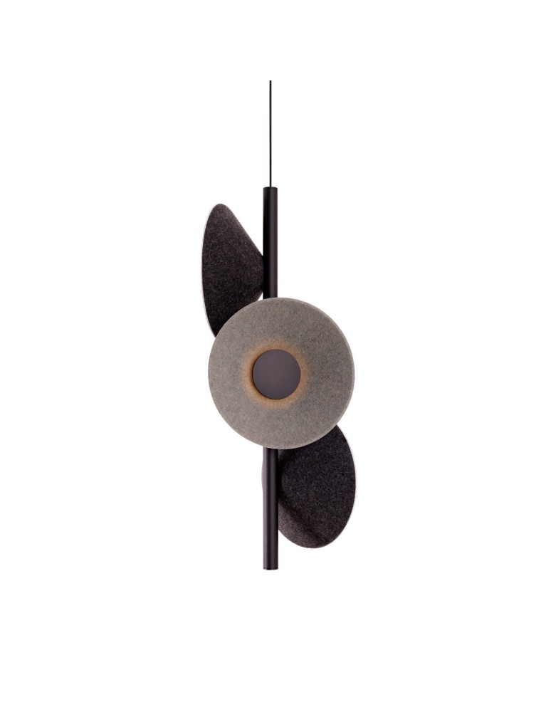 Designer pendant lamps - Maxlight Puro Black&amp;Grey Pendant Lamp P0562 - product kolory-swiatla.pl 2