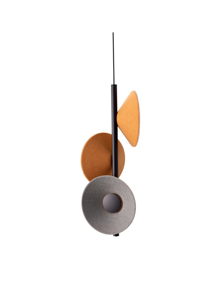 Designer pendant lamps - Maxlight Puro Earth Yellow&amp;Grey Pendant Lamp P0564 - product kolory-swiatla.pl 3