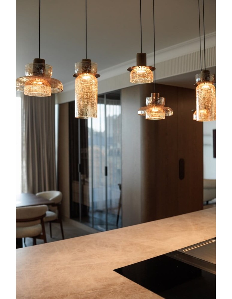 Single pendant lamps - Maxlight Signature B Amber Glass P0602 Pendant Lamp. - product kolory-swiatla.pl 4