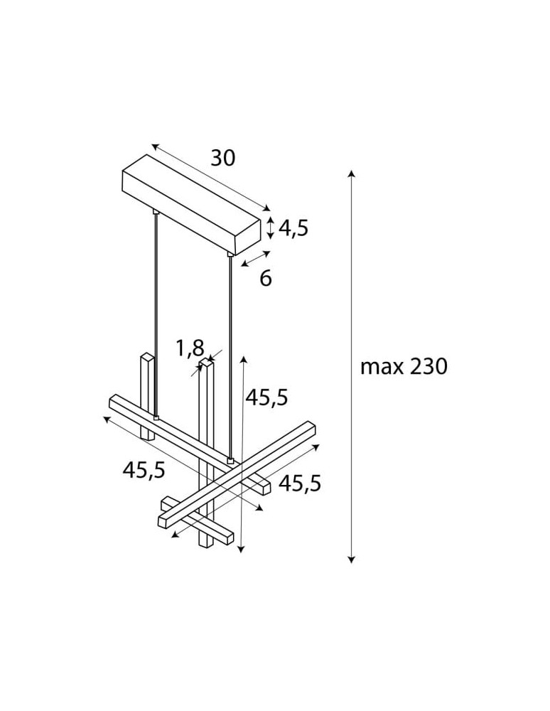LED pendant lamps - Maxlight Soho Pendant Lamp P0546 - product kolory-swiatla.pl 5