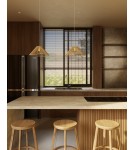 Boho pendant lamps - Maxlight Amalfi I Natural Pendant Lamp P0577 - product 4