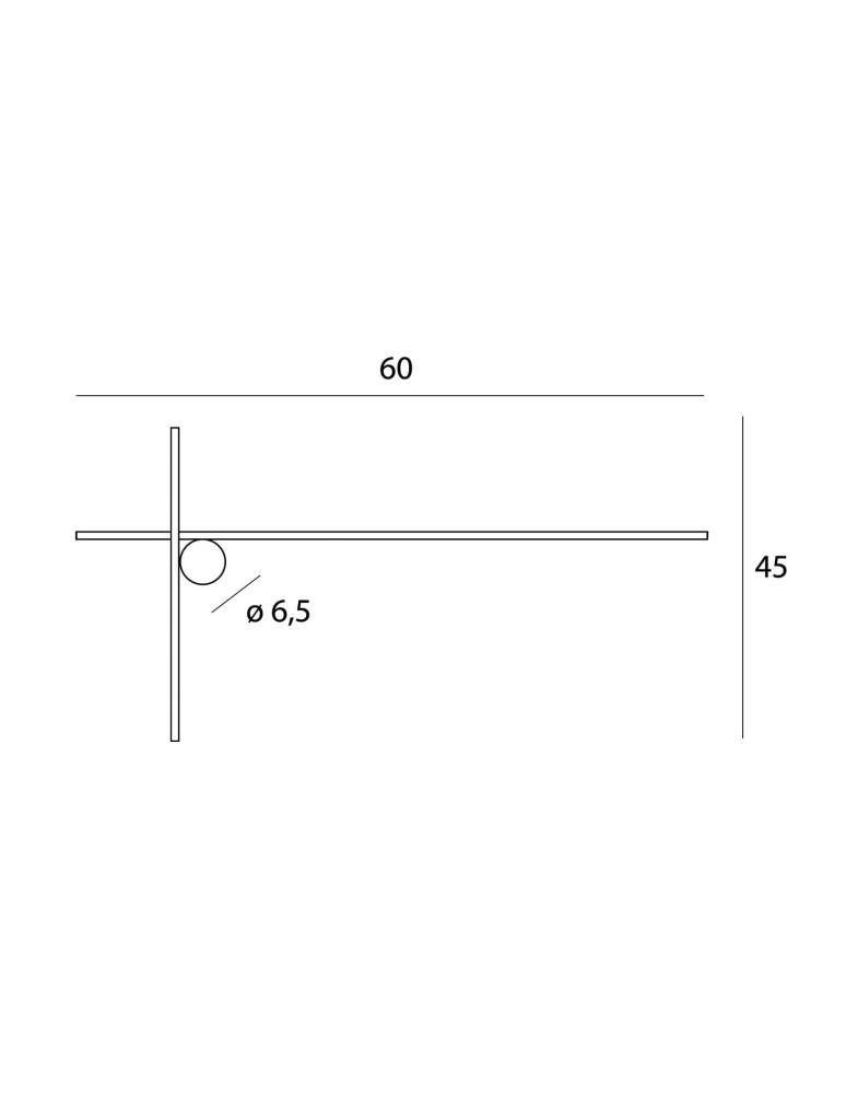 Designer wall lamps - Maxlight Wall lamp Arne 60Cm 10W IP44 3000K W0369 - product kolory-swiatla.pl 4