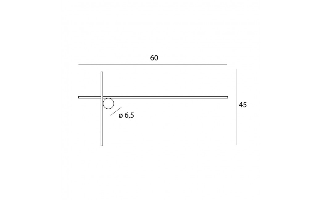 Maxlight Kinkiet Arne 60Cm 10W IP44 3000K W0369