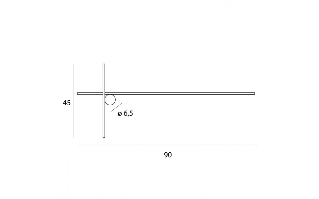 Maxlight Kinkiet Arne 90Cm 15W IP44 3000K W0370