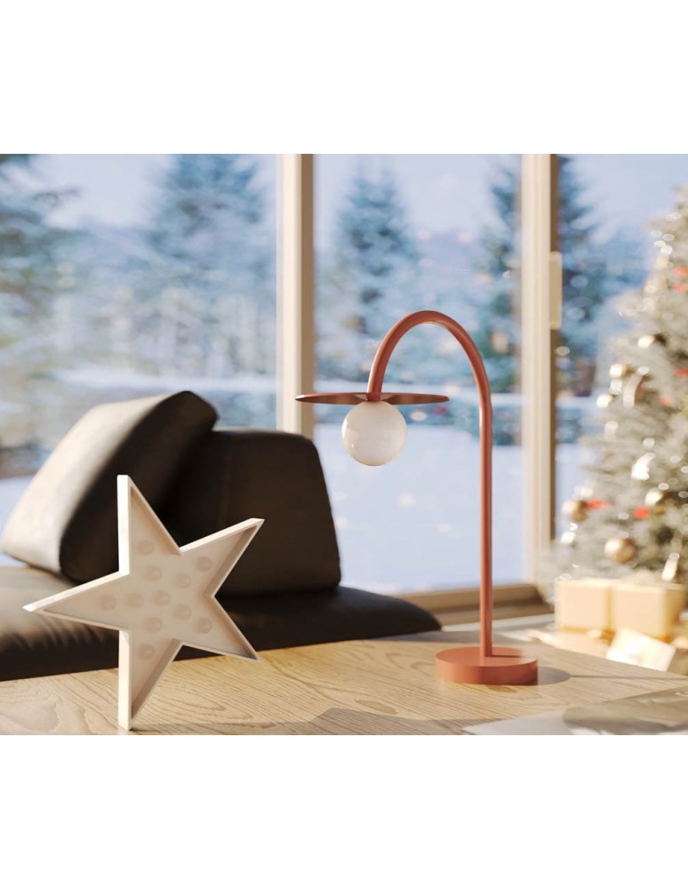 Designer table lamps - Maxlight Enigma Table Lamp Red T0060 - product kolory-swiatla.pl 3