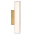 Bathroom wall lamps - Maxlight Wall lamp Fayette 31cm 6W IP44 3000K Gold W0364. - product 1