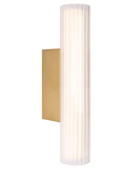 Maxlight Wall lamp Fayette 31cm 6W IP44 3000K Gold W0364.