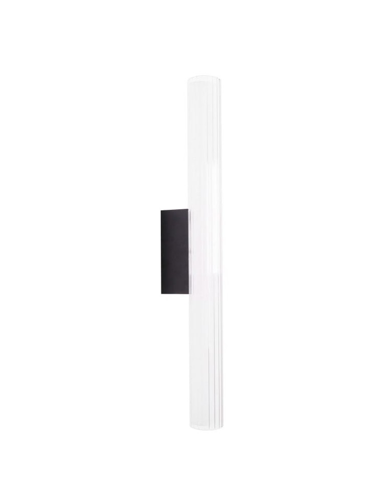 Bathroom wall lamps - Maxlight Wall lamp Fayette 61cm 12W IP44 3000K Black W0365 - product kolory-swiatla.pl 1