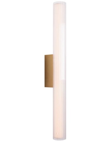 Maxlight Wall lamp Fayette 61cm 12W IP44 3000K Gold W0366