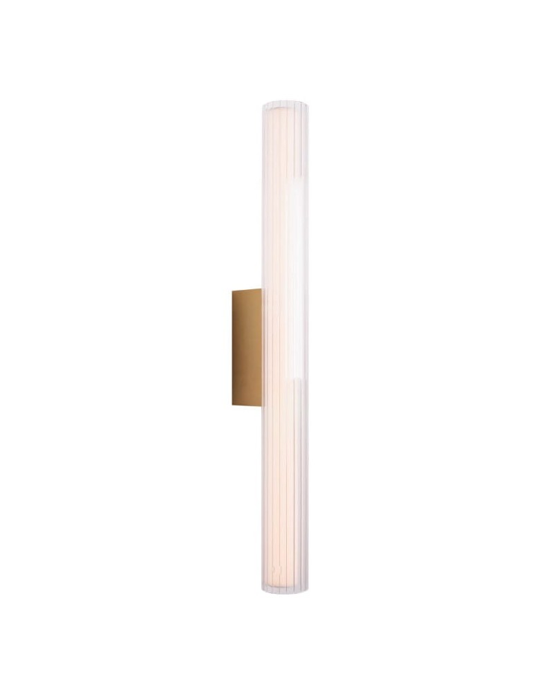 Bathroom wall lamps - Maxlight Wall lamp Fayette 61cm 12W IP44 3000K Gold W0366 - product kolory-swiatla.pl 1