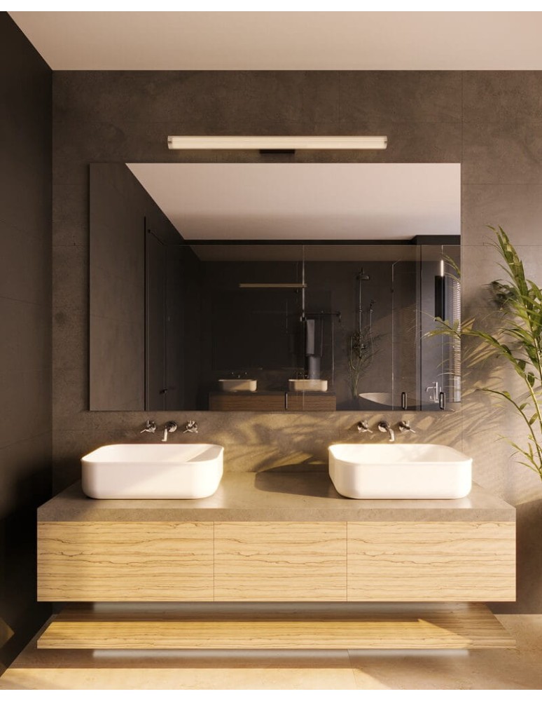 Bathroom wall lamps - Maxlight Wall lamp Fayette 91cm 18W IP44 3000K Gold W0368. - product kolory-swiatla.pl 4