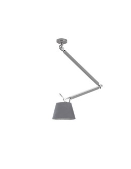 Azzardo ZYTA S LAMPBODY ALU 1xE27 Pendant/Arm with Mounting Base without Lampshade Aluminum AZ2298