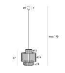 Boho pendant lamps - Maxlight Labriz P0586 Pendant Lamp. - product 4