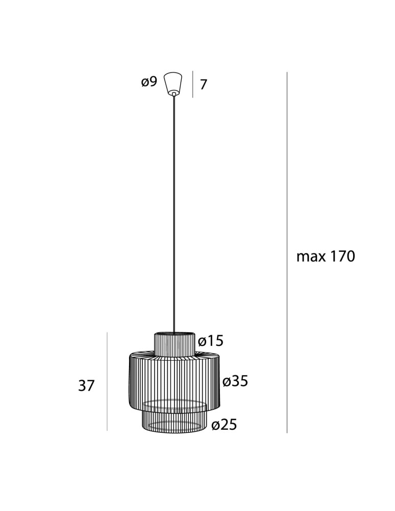 Boho pendant lamps - Maxlight Labriz P0586 Pendant Lamp. - product kolory-swiatla.pl 4