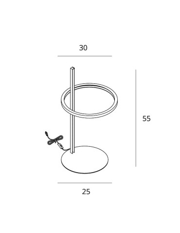 Maxlight Lampa Biurkowa Lozanna 14W Brushed Bronze T0062 - produkt 2