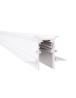Maxlight Flush Mounted Magnetic Rail, 2 Meters, White MT0024