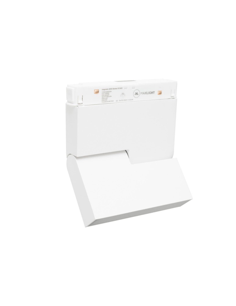 Magnetic rail lamps - Maxlight Magnetic Lamp Broken White System On/Off 6W 323lm 3000K M0029N. - product kolory-swiatla.pl 2