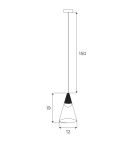 Magnetic rail lamps - Maxlight Magnetic Pendant Lamp White ZigBee System 6W 187lm 2700-5000K M0043Z. - product 2