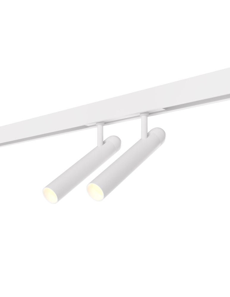 Magnetic rail lamps - Maxlight Magnetic Reflector White Dual On/Off System 10W 666lm 3000K M0048N. - product kolory-swiatla.pl 1