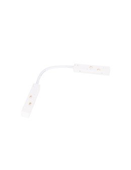 Maxlight Connecting Power Supply Between Two Rails When Angle is Used, Color White MA0020