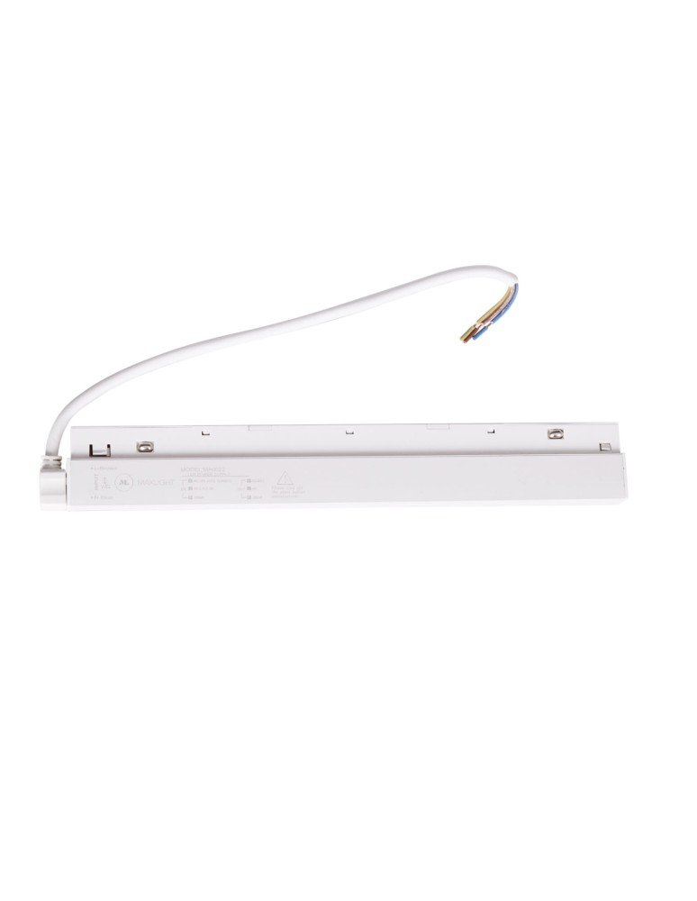 Accessories for magnetic busbars - Maxlight Internal Power Supply 200W For Magnetic Buses, Color White MA0022 - product kolory-swiatla.pl 1