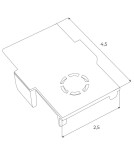 Accessories for magnetic busbars - Maxlight Recessed Rail End Cap Mt0023, Mt0024 MA0027 - product 2