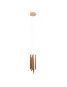 Maxlight P0524D Organic 10X Brushed Gold Small Dimmable P0524D Pendant Lamp.